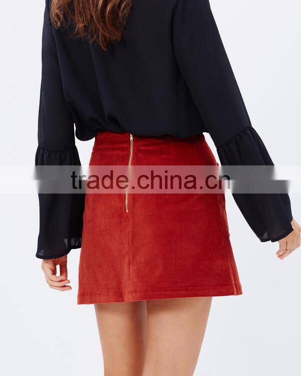 Wholesale fancy skirt top design plus size clothing mature women in skirt