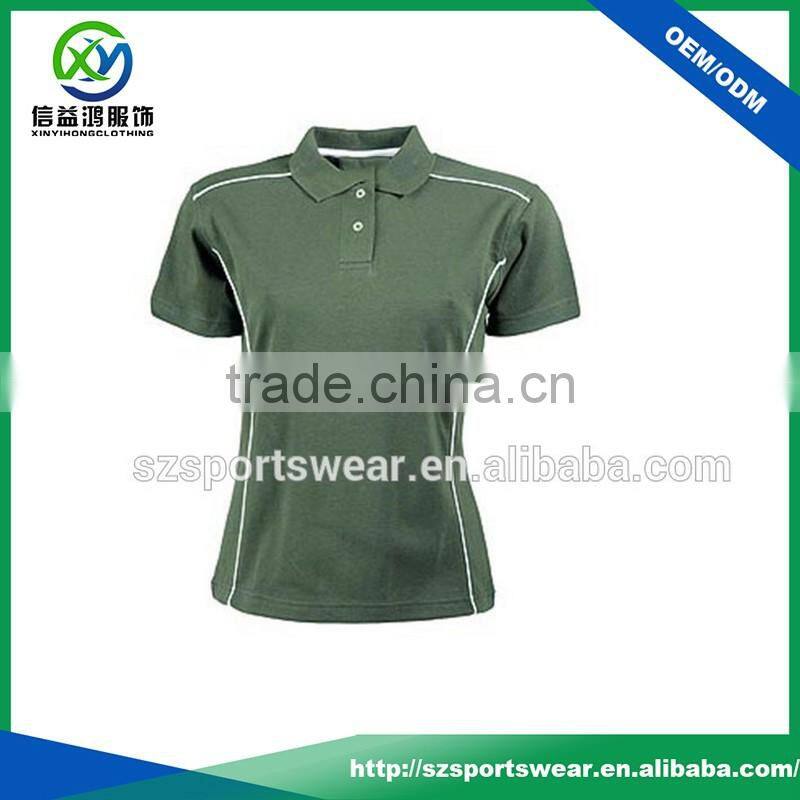Girls Amy Green color new design Dry fit material polo shirt