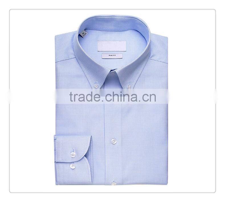 Classic italian light blue mens oxford dress shirt for customising