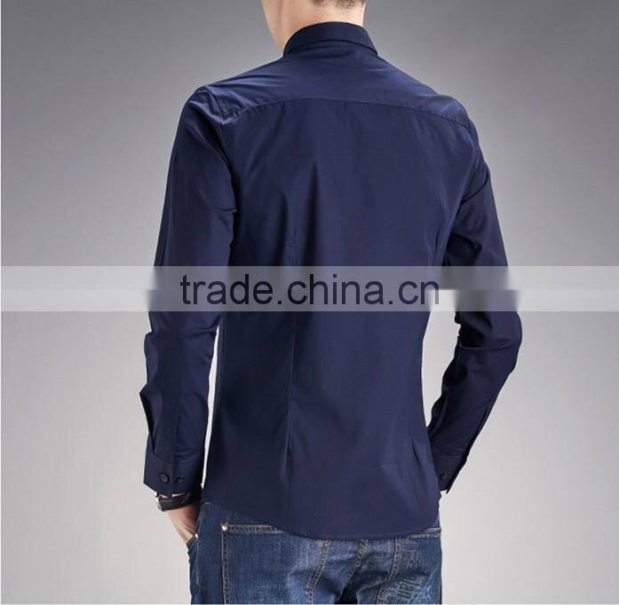 Pure cotton thin section summer leisure business cultivate one's morality shirt
