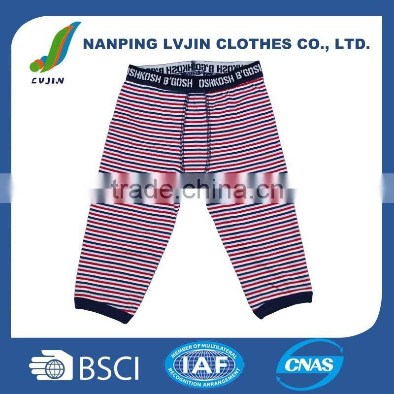 Wholesale Cotton Kids Pajamas Baby Boys Clothing Baby Pants