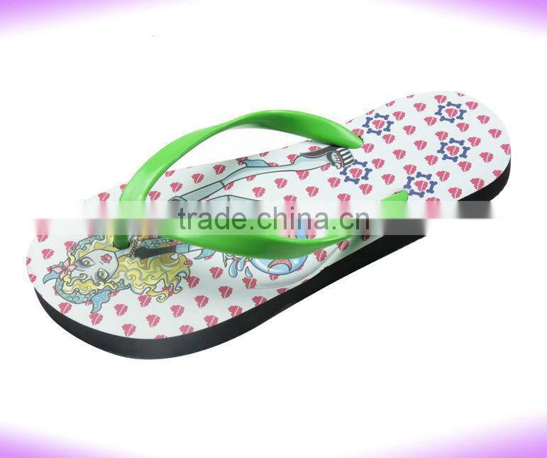 custom ladies beach flip flops