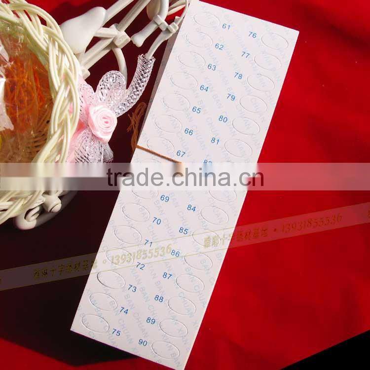Wholesale cardboard threading board paper board embroidery threading board 30 holes for cross stitch materials
