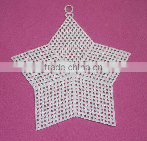 DIY material cross stitch Plastic canvas sheets and shapes /hearts,star,round,Hexagon