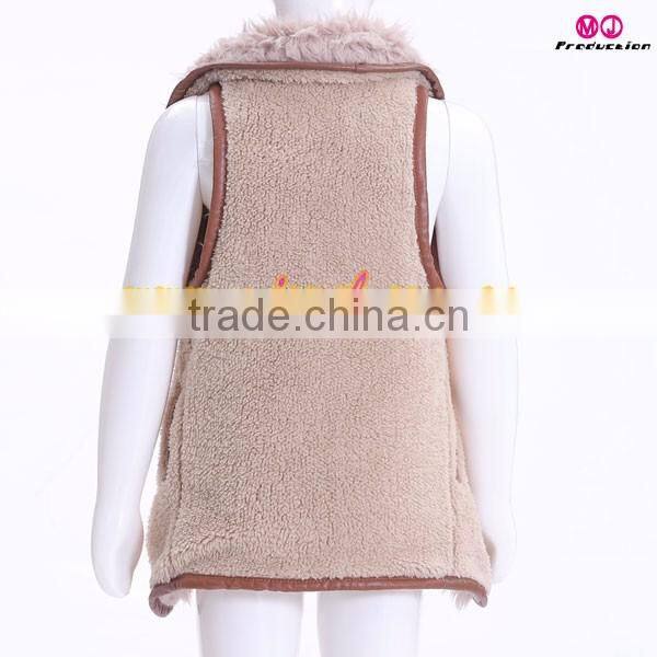 Wholesale sherpa baby fur vest