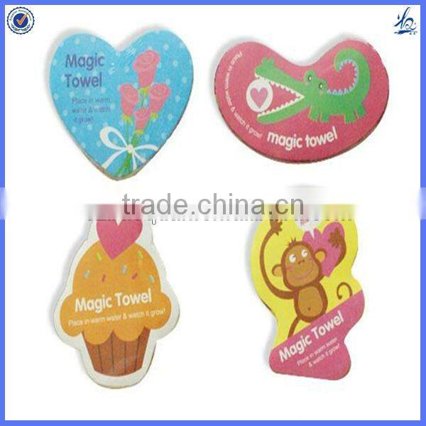 Promotional elegant compressed magic face towel gift