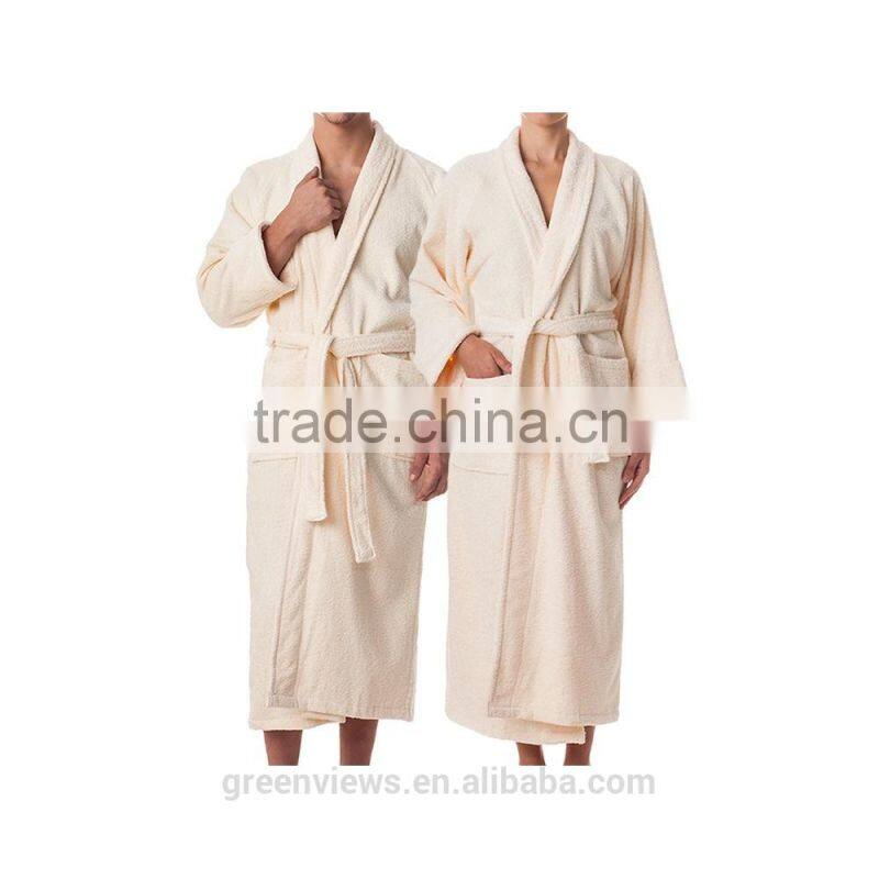 100%Bamboo Robes organic bambooo bathrobes Terry cloth fabric for bathrobe