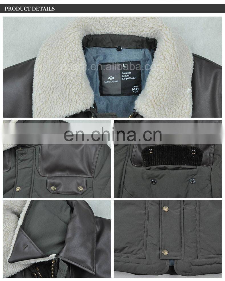 2017 Latest European Design with Fur Collar Down Jacket Men