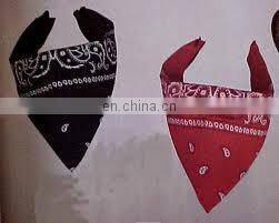 bandana, custom polyester cotton