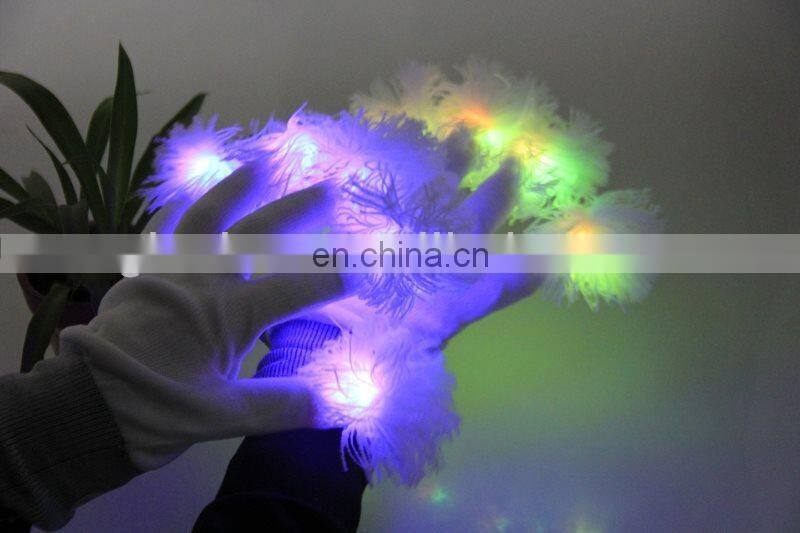 Festival cheap led gloves LED Flash Luminous glove Fluorescence glove for Christmas