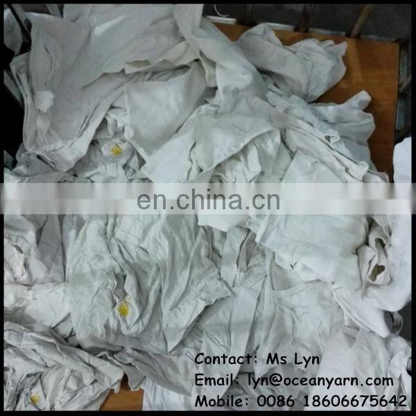 white cleaning cotton rags