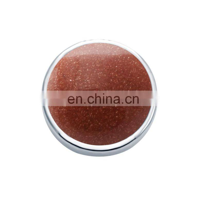 New Popular Wholesale Large Fancy Natural Stone Brooch Pins For Woman Many Colors Choose By Yourslef