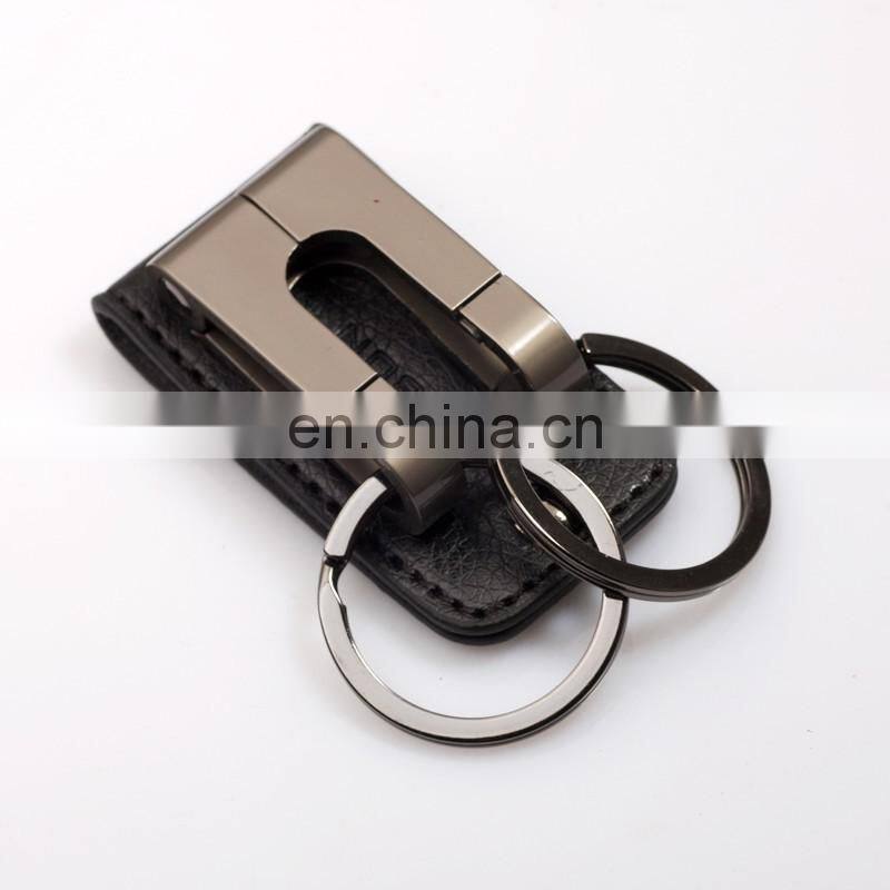Promotional Gift Keyring, Personalized Leather Business Men Belt Keychain