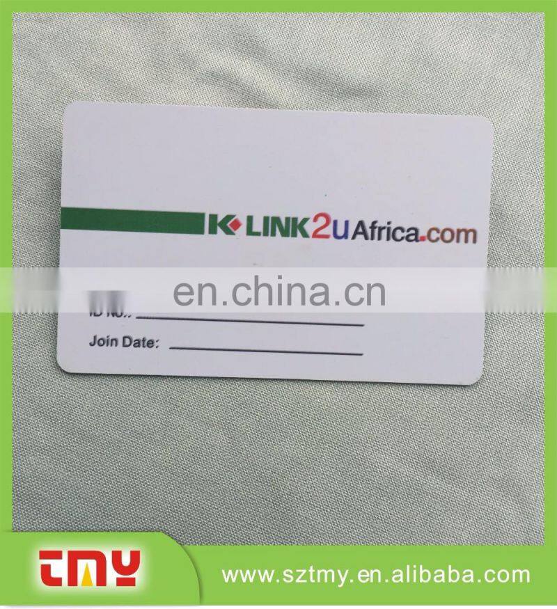 Plastic PVC employee ID Card