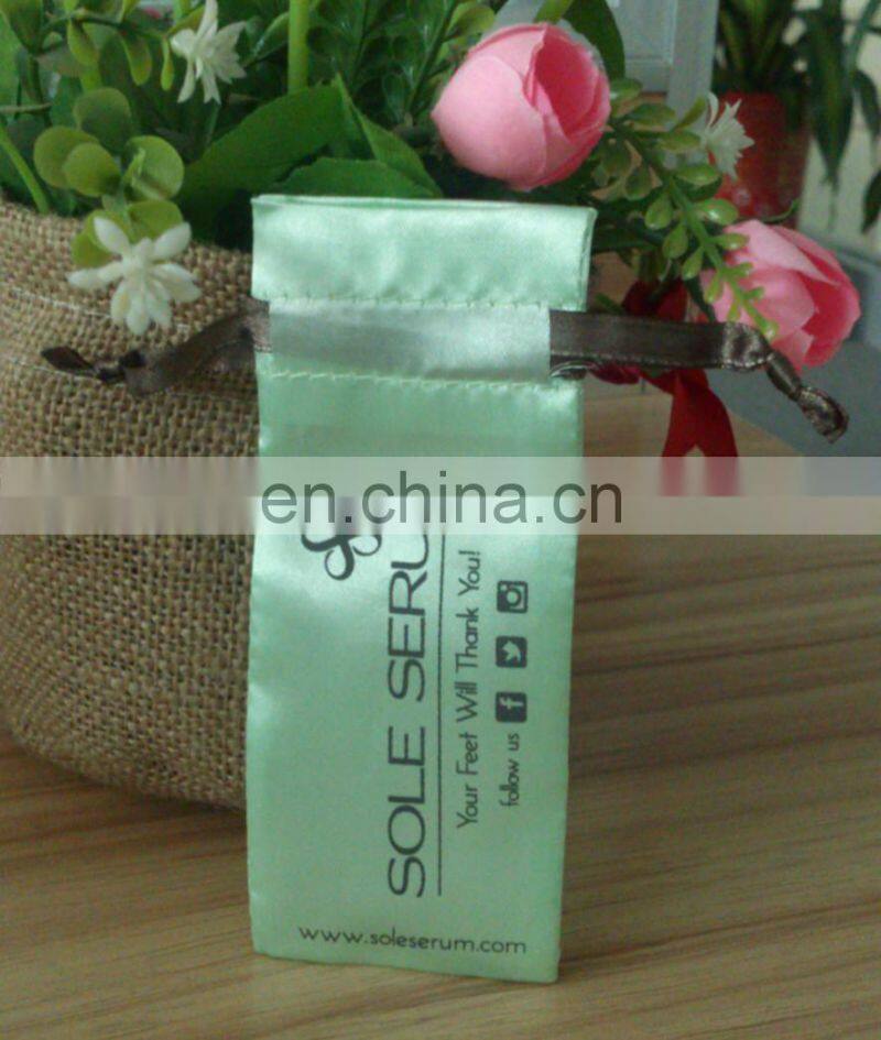 custom satin wig pouch satin hair wig bags