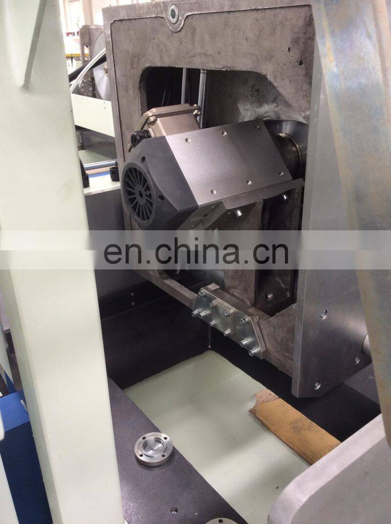 Single head automatic cutting saw servo motor feeding