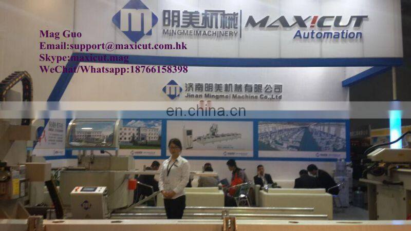 high efficient heavy duty single head cutting saw measure ruler