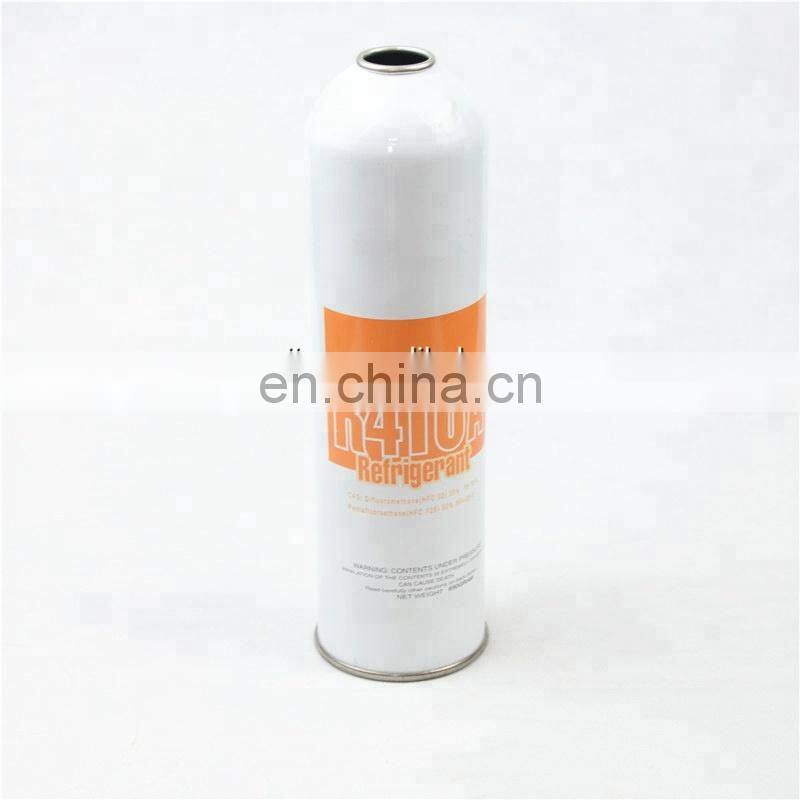 small aerosol can or tank for filling refrigerant gas or butane gas