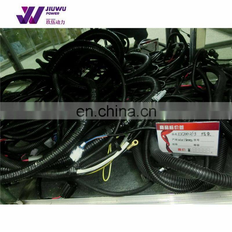 Excavator Electrical Spare Parts Wire Harness For HITACH I EX200-2 JiuWu Power