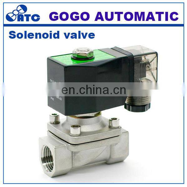 Normally closed Pneumatic brass 15mm water solenoid valve