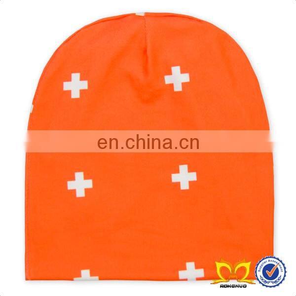 Baby Cute Print Soft Beanie Hat Infant Yellow Pineapple Pattern Baby Custom Hats Design Caps