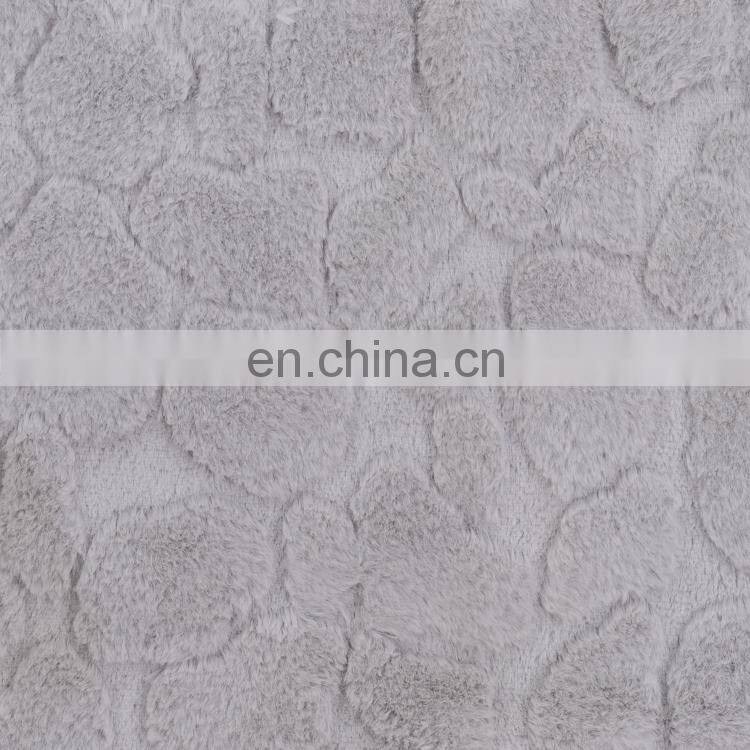 Imitation fur soft and smooth faux rabbit fur fabric shearing fake fur for carpet blanket