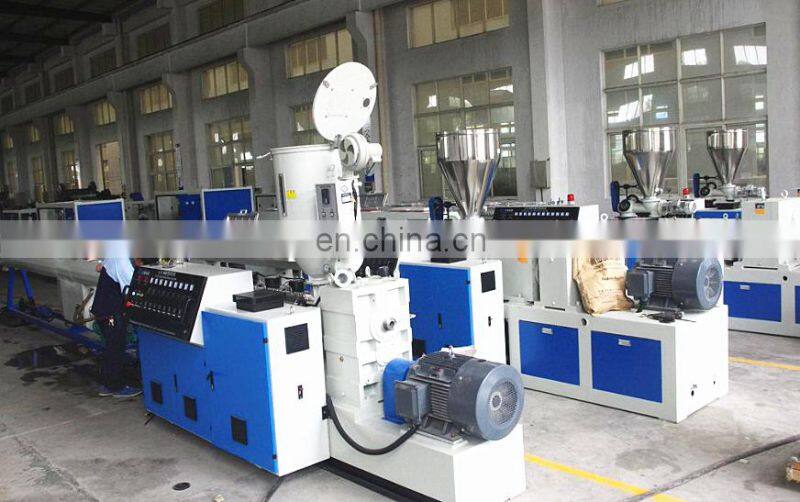 Plastic PVC Water drainager / Corrugated Garden Pipe Extrusion Making Machine production line