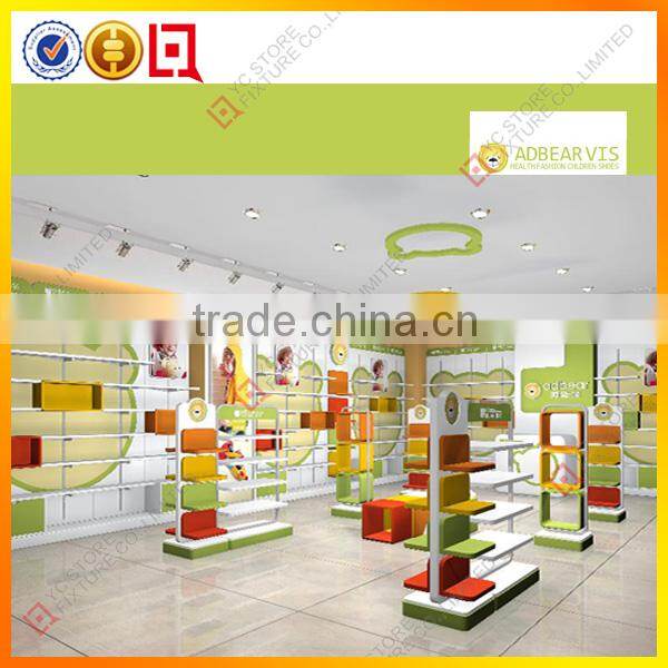 Colorful wooden Baby Shoe Rack