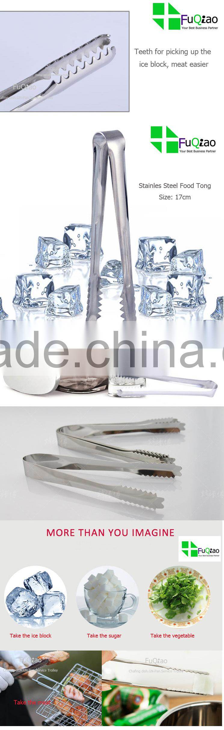 Wholesale Cooking Tools Food Grade Stainless Steel Mini Food Serving Tongs