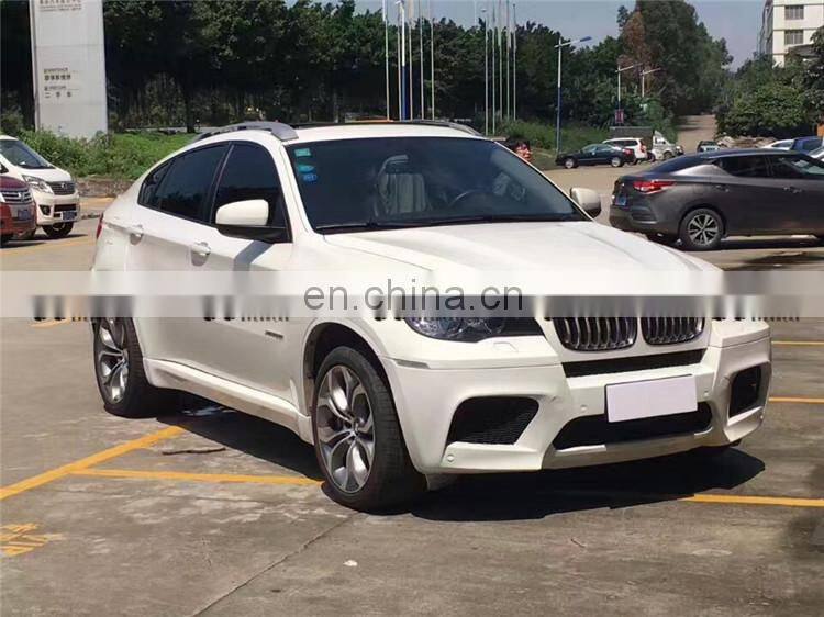 High quality Pu material X6M style body kit for BMW X6 E71 2008-2013 front bumper rear bumper side skirts and fender