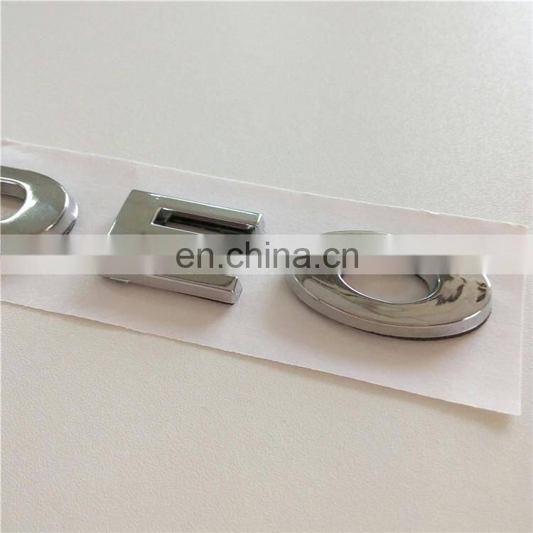 MONDEO Plastic Custom Chrome Number Letter Car Body Decoration Car Emblem Badge Sticker