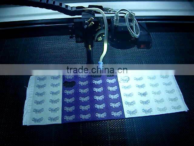 1000mmx800mm Fine and Precise Positioning Woven Labels Movable Exchanging working table laser cutting machine