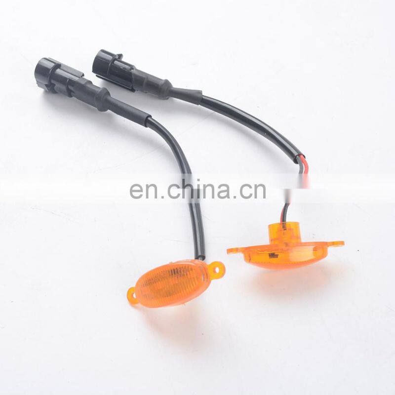 ABS Raptor Style Fender Flares Crusher Flares Wheel Arch Trims with Lights for F150 2015-2017 Pickup Accessories