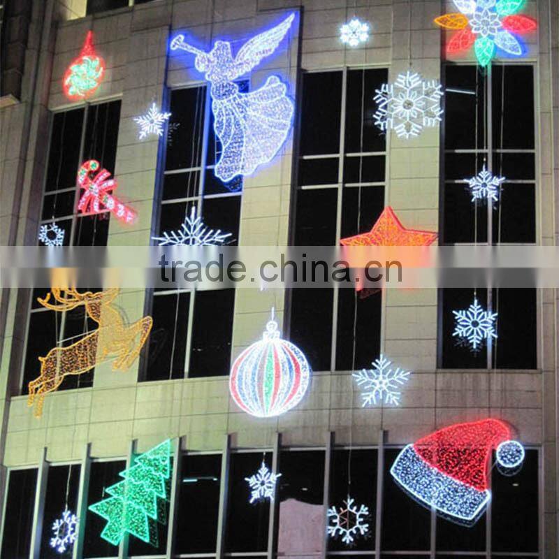 Star decoration outdoor christmas light arches