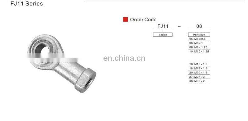 SNS FJ11 Series cylinder components wire cable auto waterproof pneumatic fitting floating joint