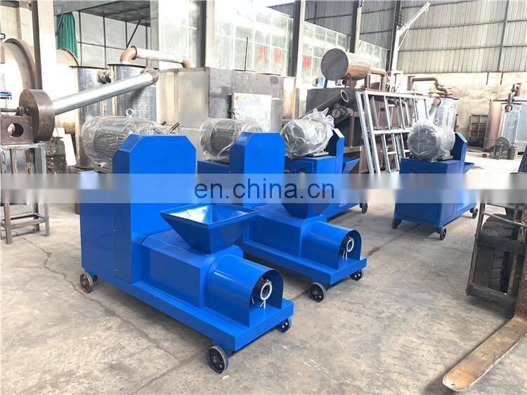Gold supplier with CE ISO rice husk charcoal powder wood briquette machine