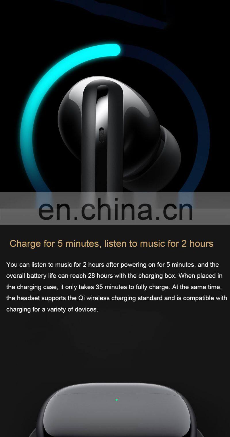 2021Mi Mijia New FlipBuds Pro Earphone Noise Reduction Smart Touch Control Wireless Headphone millet FlipBuds Pro