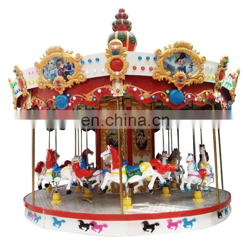 attractions kids carousel merry-go-round playground merry go round for amusement park