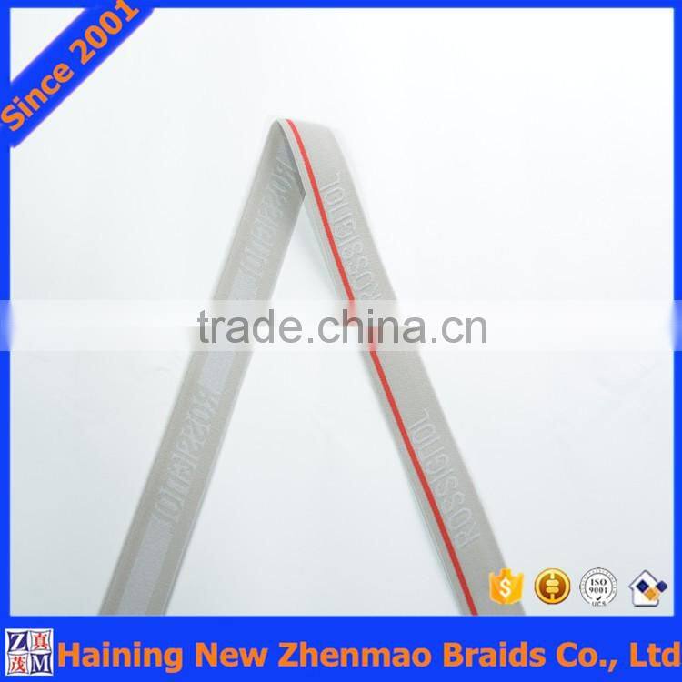 Fashion jacquard woven elastic band for clothes
