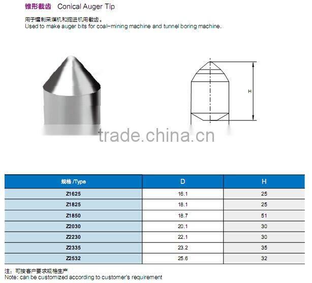 coal mining bits of blank carbide inserts with good price and best quality