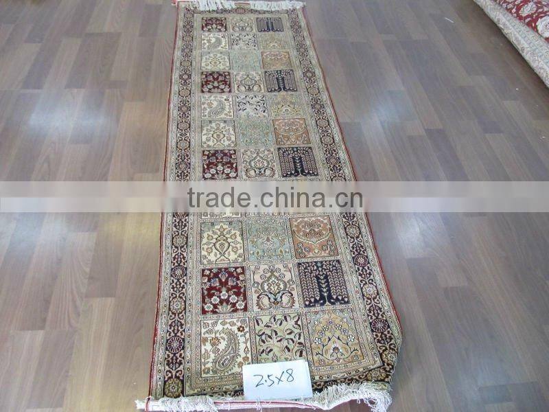 Persia style hand tufting silk turkish double knot turkish carpet