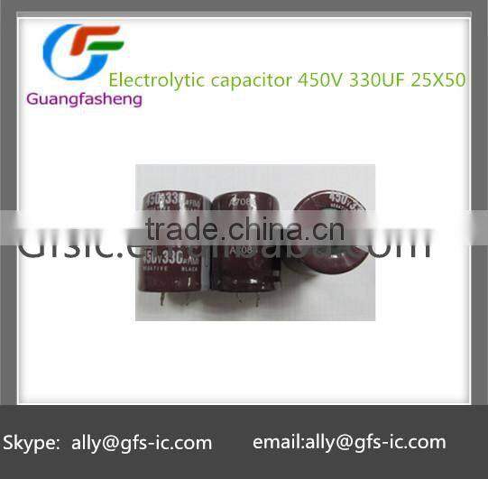 (Hot sale) Electrolytic capacitor 450V 330UF 25X50