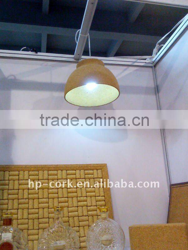 beautiful natural cork lamp