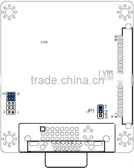 six single channel LVDS to VGA signal converter (LDVGA01)