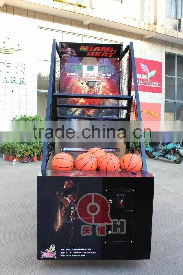 2015 New Design Coin Operated Indoor Basketball Machine