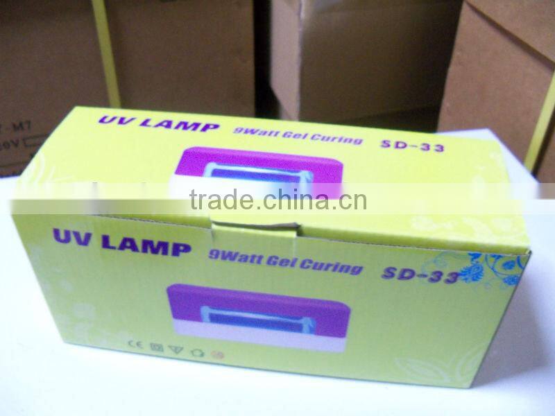 SD-33B 9W UV nail dryer,nail art machine(CE&Rohs)