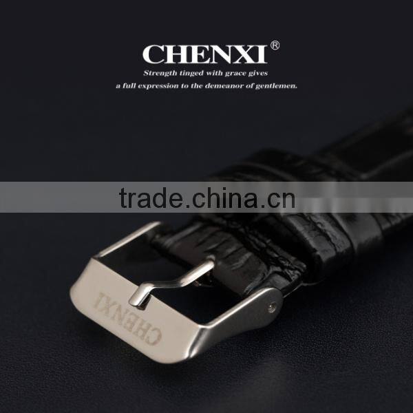 Ultra-thin men's leather watches belt ,fashion casual watches 026AML