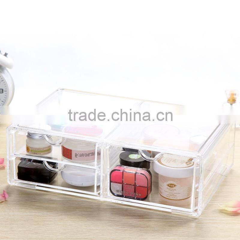 C148 ANPHY 3 drawer acrylic cosmetic box storage box 34.5*22*11cm