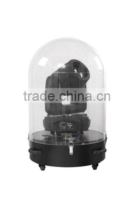 IP64 Plastic housing dome light rain cover for beam, spot, wash moving head light
