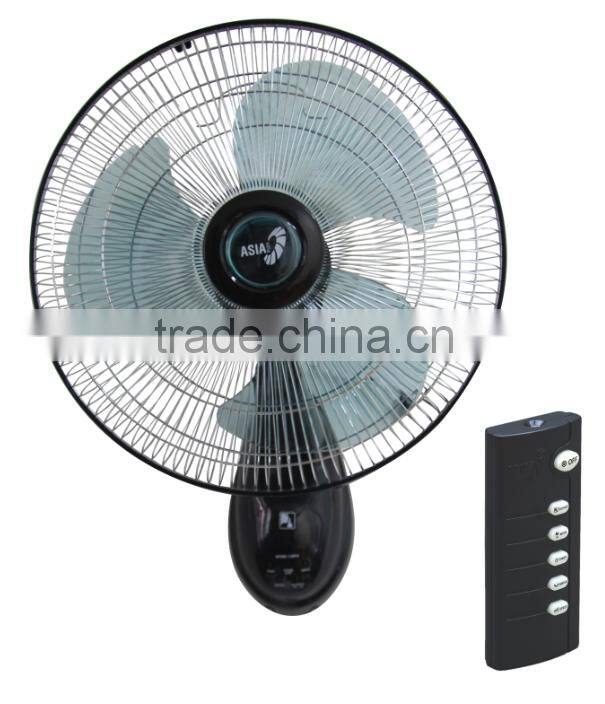 Asia remote wall fan 16 inch